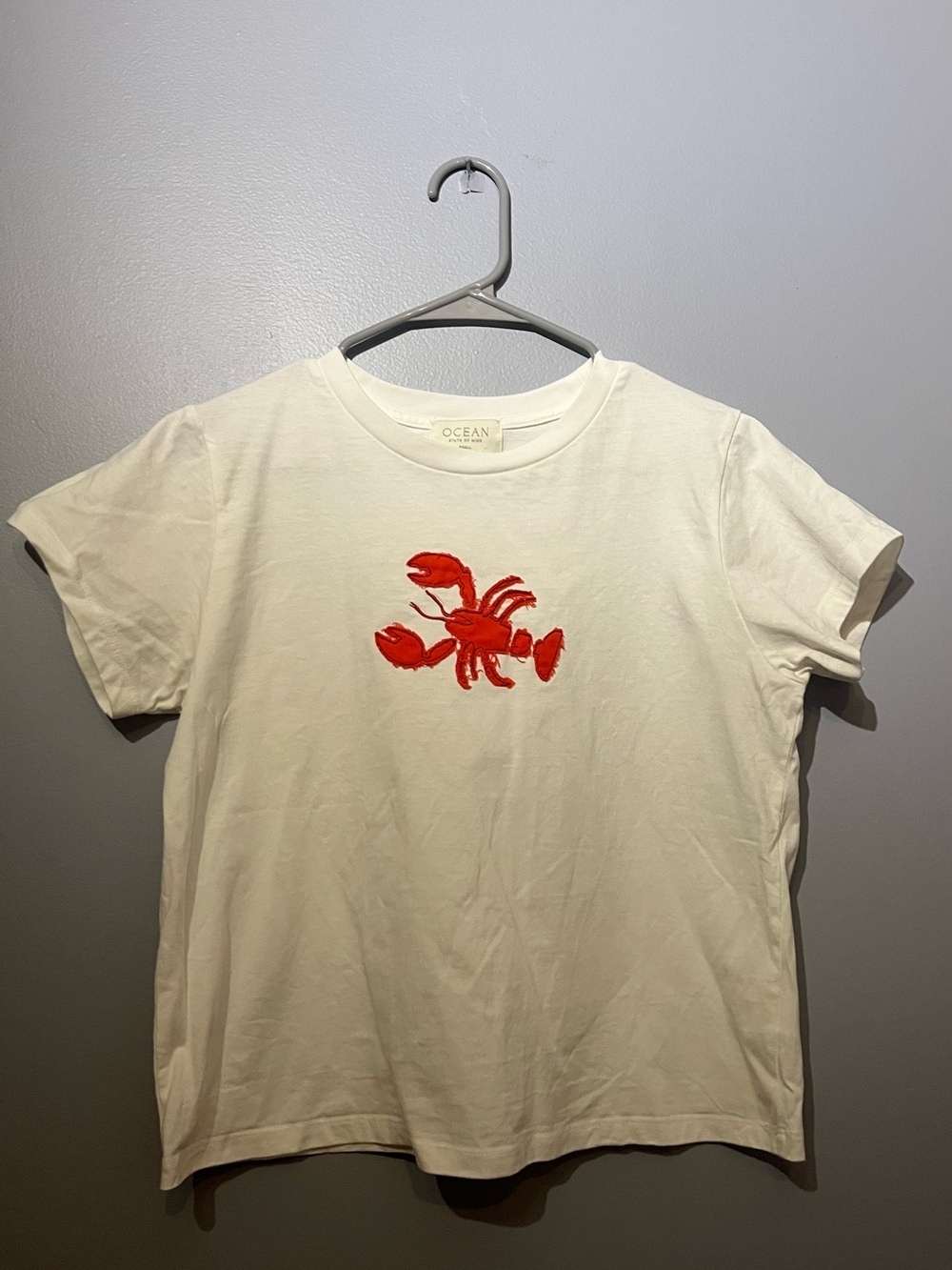 State of Mind Ocean White Crewneck Tee